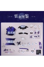 1/3 Delusion Honkai Star Rail Castorice Gossamer Flutter Outfit Cosplay Costume